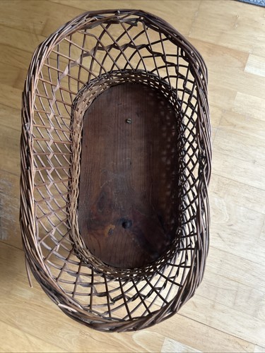Rattanwiege 50er jahre - rattanwiege,