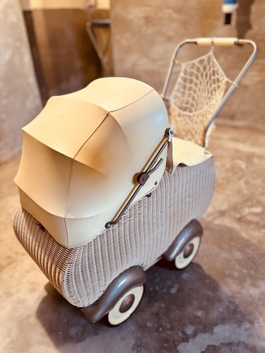 Puppenwagen korb 50er jahre - korb,,